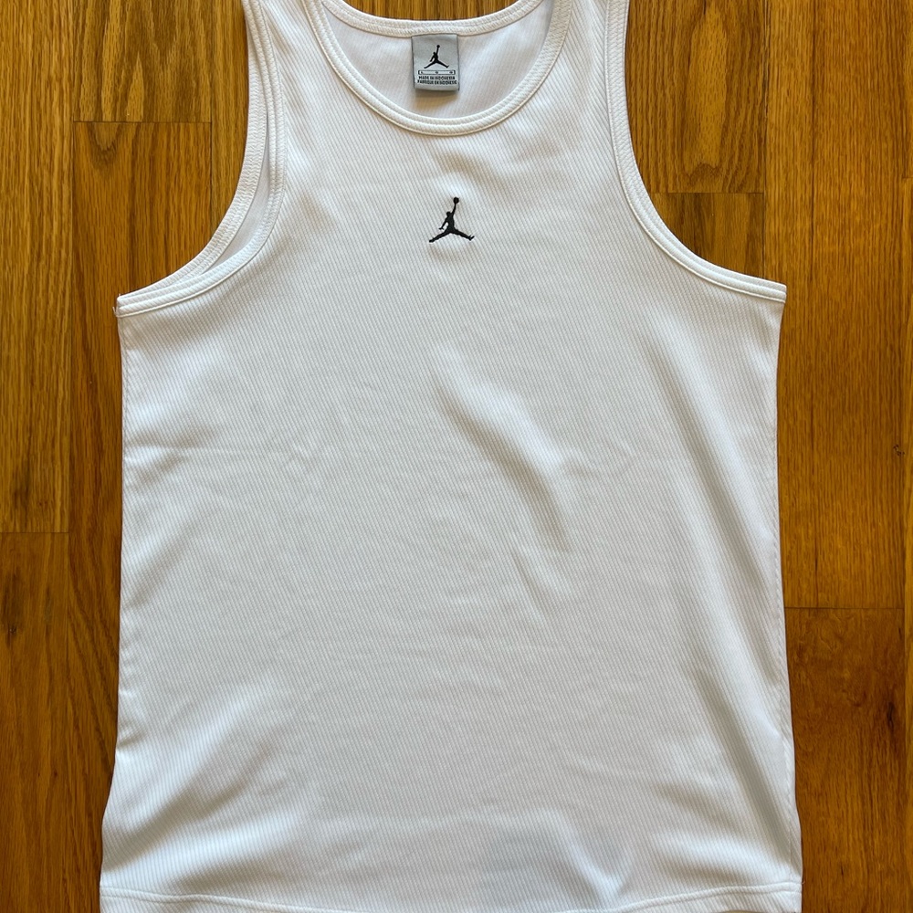 Jordan White Tank Top Size L